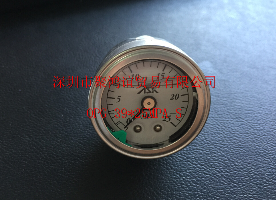 ASK 压力表 OPG-DT-R1/4-39x25MPA-S