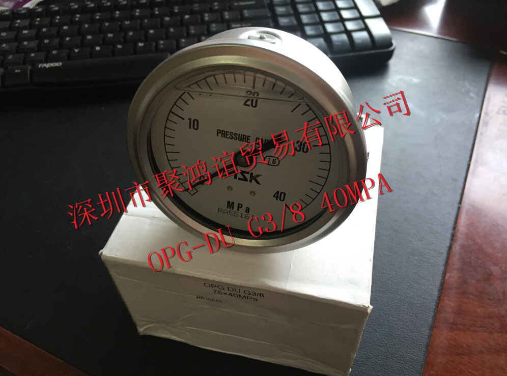 ASK 压力表 OPG-DU-G3/8-75x40MPA
