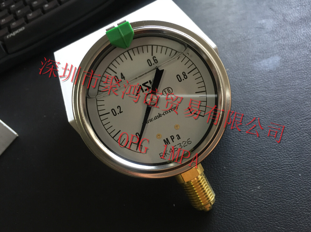 ASK 压力表 OPG-AT-G1/4-60x1MPa