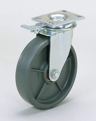 スガツネ工業(株) 重量用脚轮800系列(自在车4位置旋转锁)