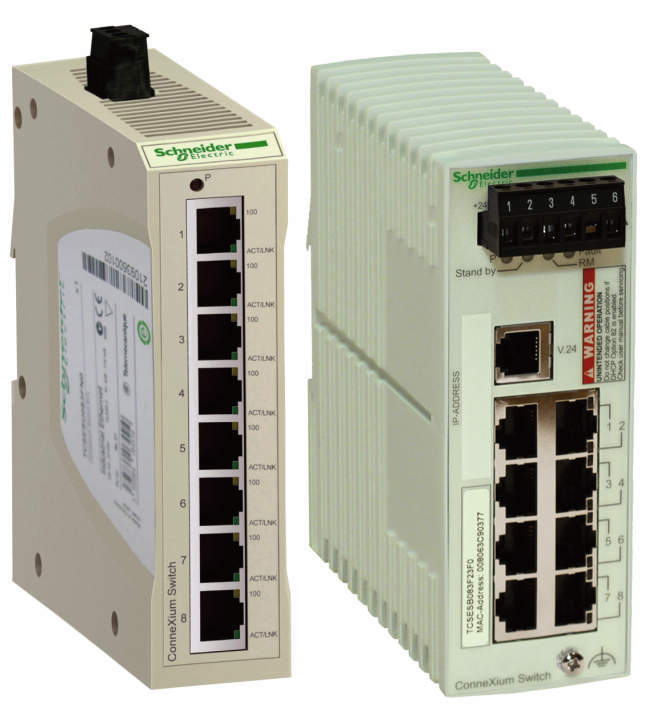 シュナイダーエレクトリックホールディングス(株) 工业用ConneXium系列交换集线器