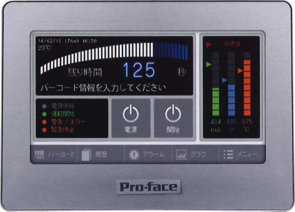 シュナイダーエレクトリックホールディングス(株) 小型可编程显示器GP 4100系列