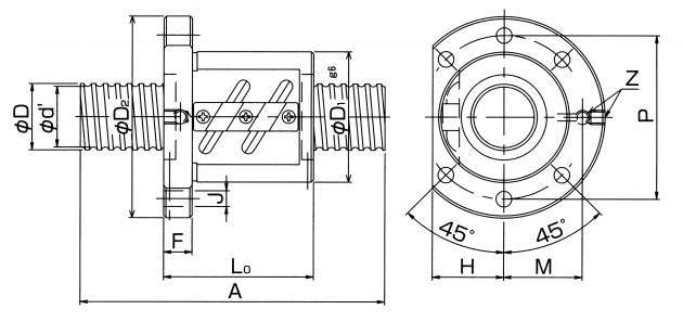 (株)ツバキ・ナカシマ 精密转型球式RT系列（无预压）