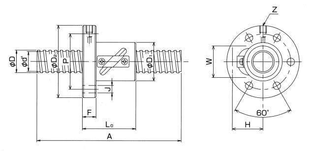 (株)ツバキ・ナカシマ 精密转型球式RGF系列（无预压）