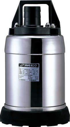 (株)鶴見製作所 不锈钢制水中高自旋泵(低水位排水方法)SQR型