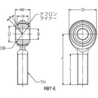 ミネベアミツミ(株) RBT-E杆端（2块）螺丝